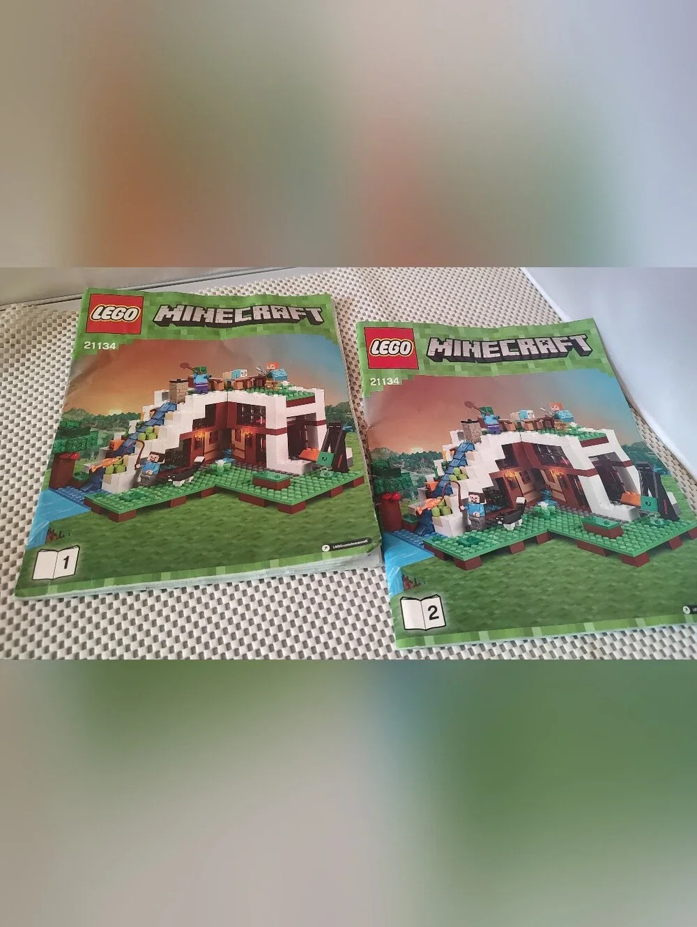 LEGO 21134 Minecraft The Waterfall Base Building Toy Set Retired Set